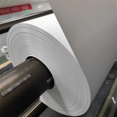 White Plastic PETG Card Core Sheet